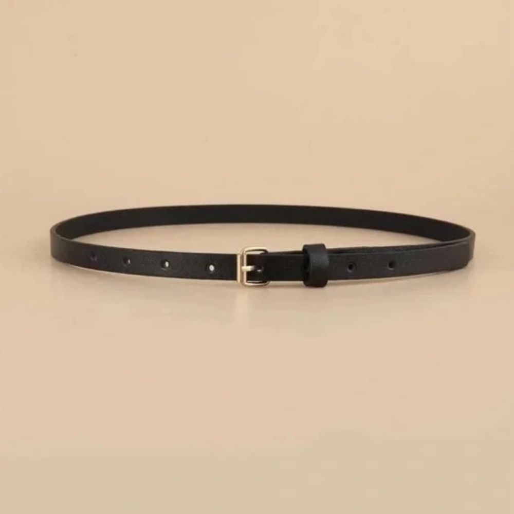 New Black Leather Belt (L/XL)
